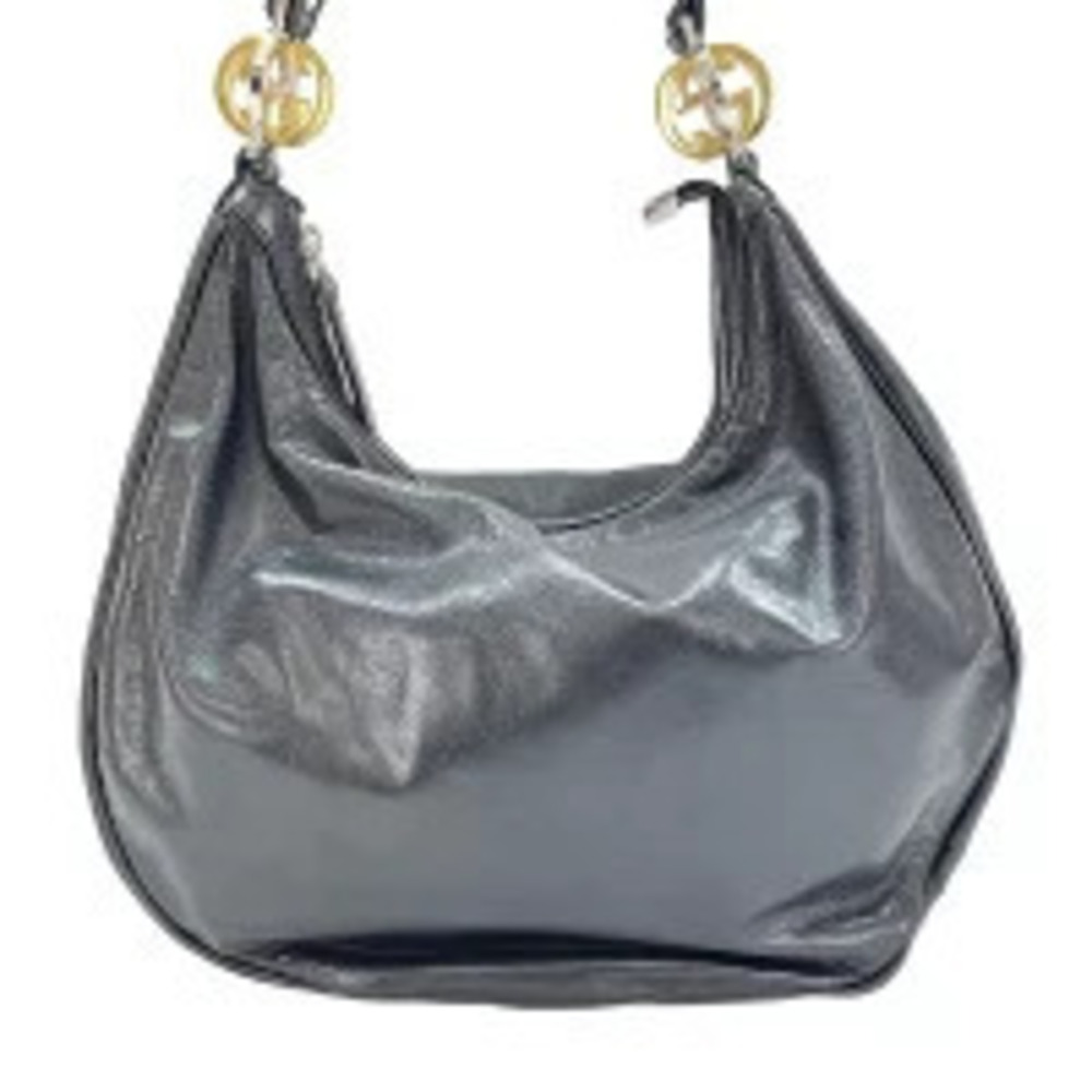 Gucci GG Twins Leather Shoulder Bag Black